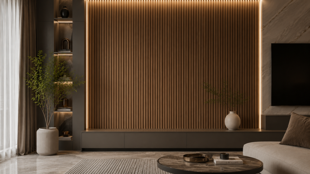 Modern minimalist living room design