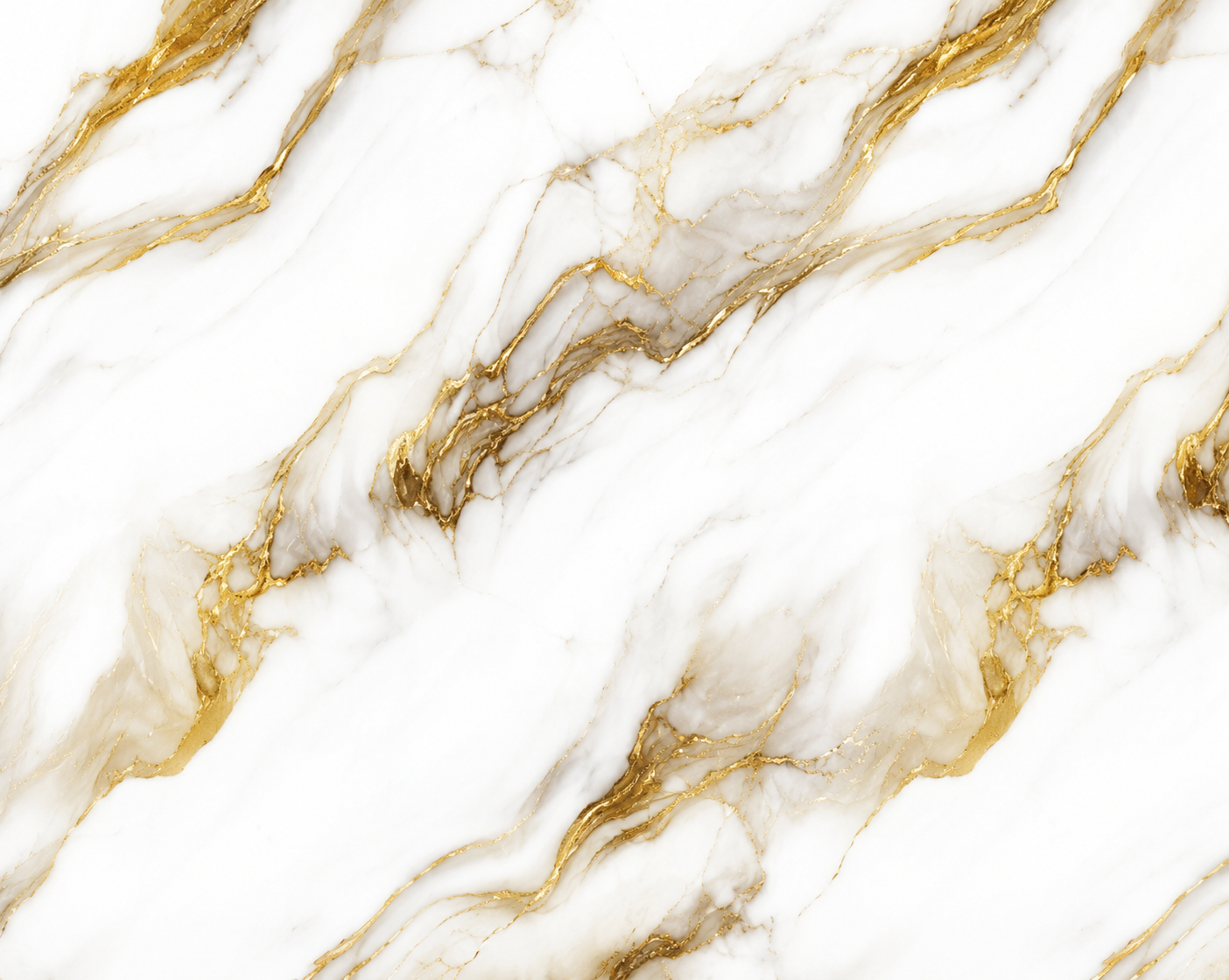 Luxury white marble wall sticker with flowing gold veining and polished premium texture, designed for elegant modern interior walls and decorative spaces.