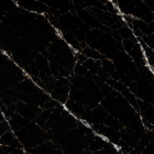 Close-up black marble wall sticker texture with bold white veining and subtle gold detailing, designed for luxury modern interior walls and premium decorative spaces.