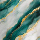 Close-up teal marble wall sticker texture with flowing white patterns and rich gold veining, designed for luxury modern interiors and premium decorative wall spaces.