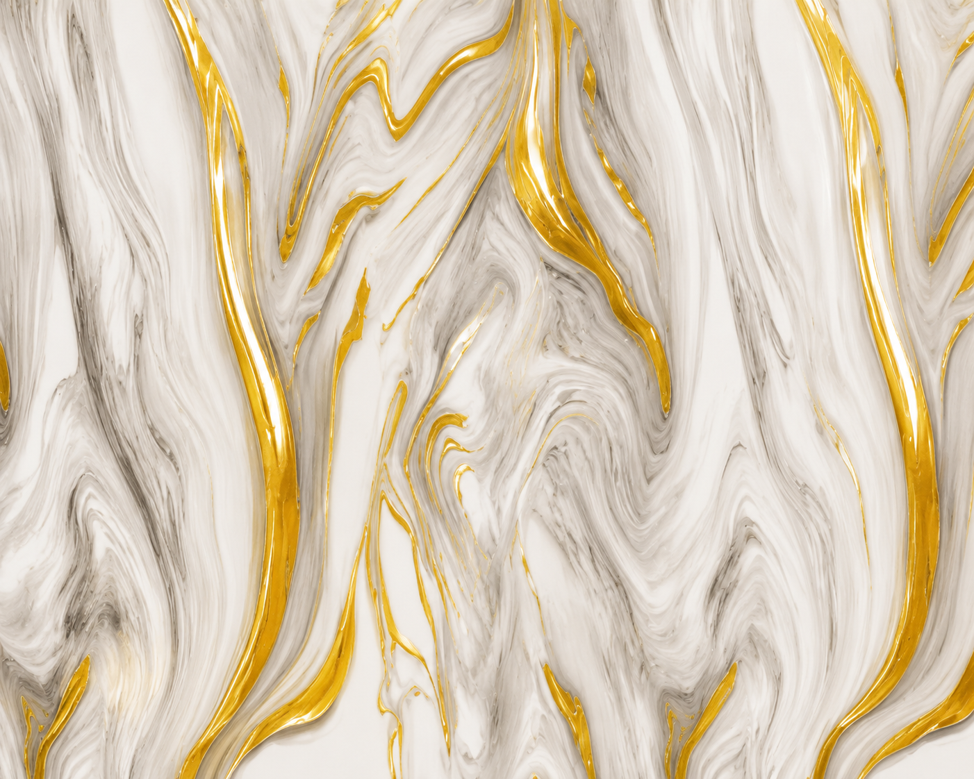 Close-up white marble wall sticker texture with flowing gold veining and soft grey swirls, designed for luxury modern interiors and premium decorative wall spaces.