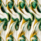 Close-up abstract marble wall sticker texture with emerald green detailing, flowing metallic gold accents, and smooth white marble textures, designed for luxury modern interiors and premium decorative wall spaces.