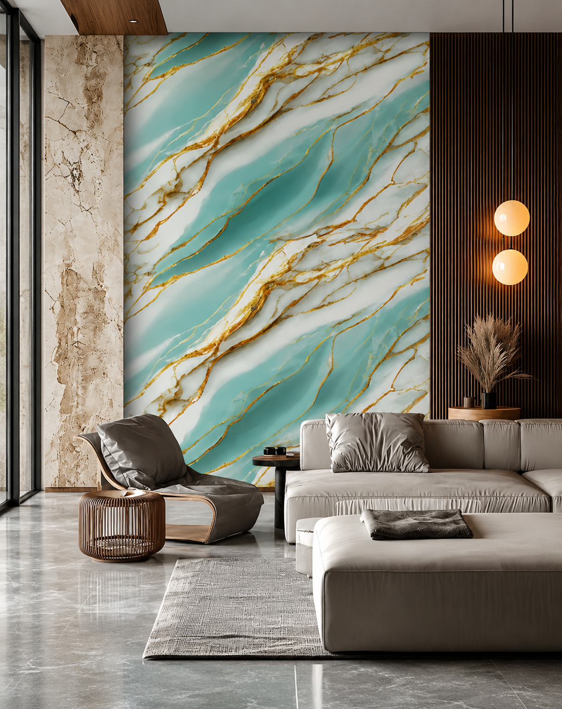 ChatGPT Image May 24, 2026, 07_20_19 PM Mint Royale Marble Wall Sticker