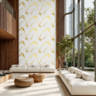 Ivory Luxe Gold Marble Wall Sticker