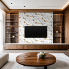 Carrara Gold Essence Marble Wall Sticker