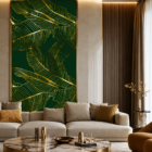 Emerald Palm Luxe Foil Wall Sticker