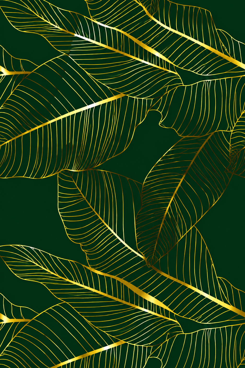 Emerald Palm Luxe Foil Wall Sticker product gallery image 1