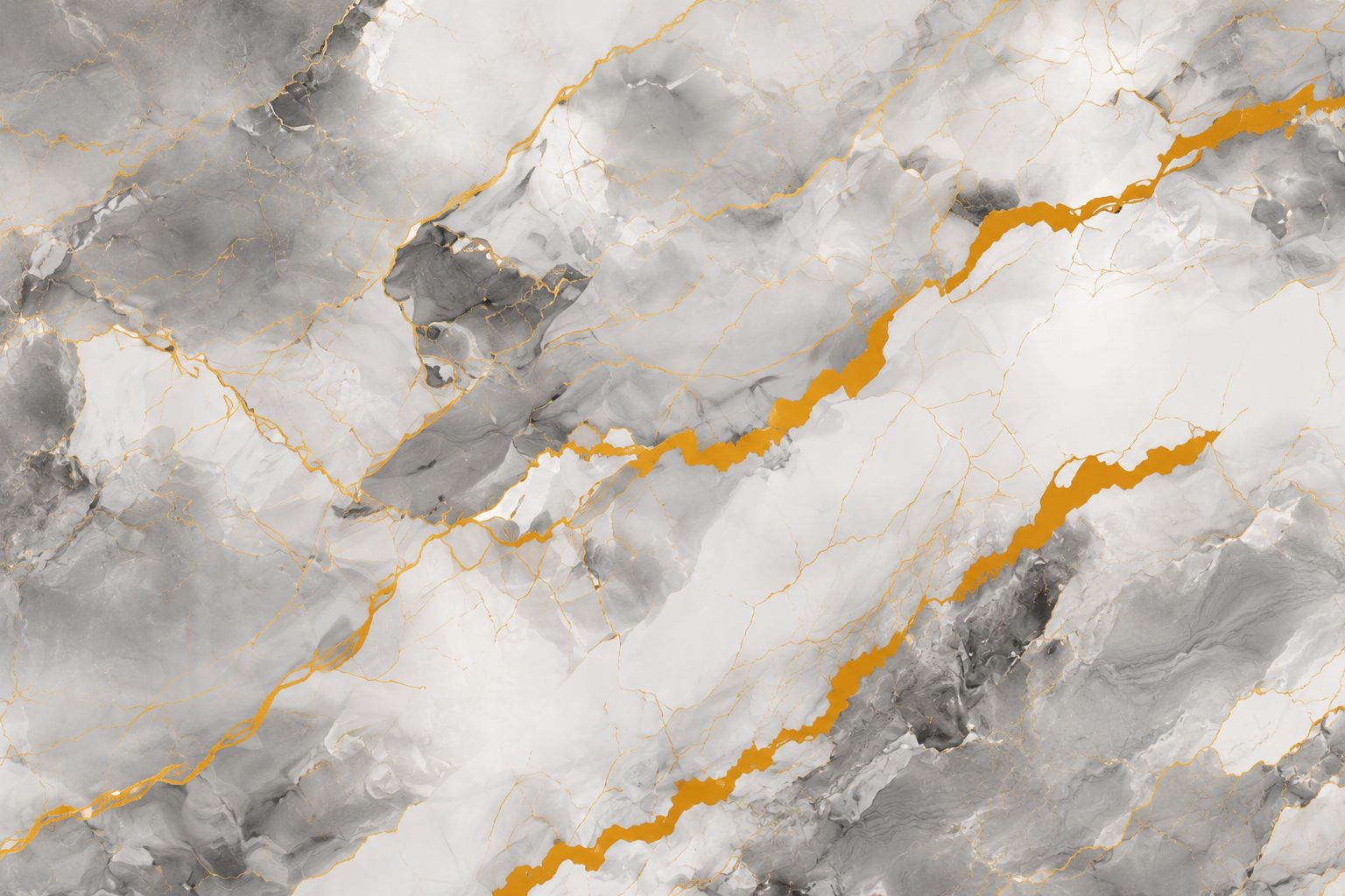 Close-up texture of a premium grey and white UV marble sheet with detailed gold veins, glossy finish, and elegant natural stone effect pattern for luxury interior walls.