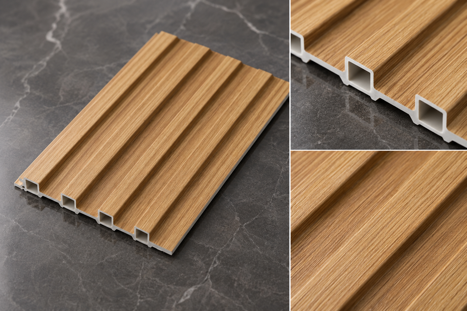 Oak Crest WPC Wall Panel product gallery image 1