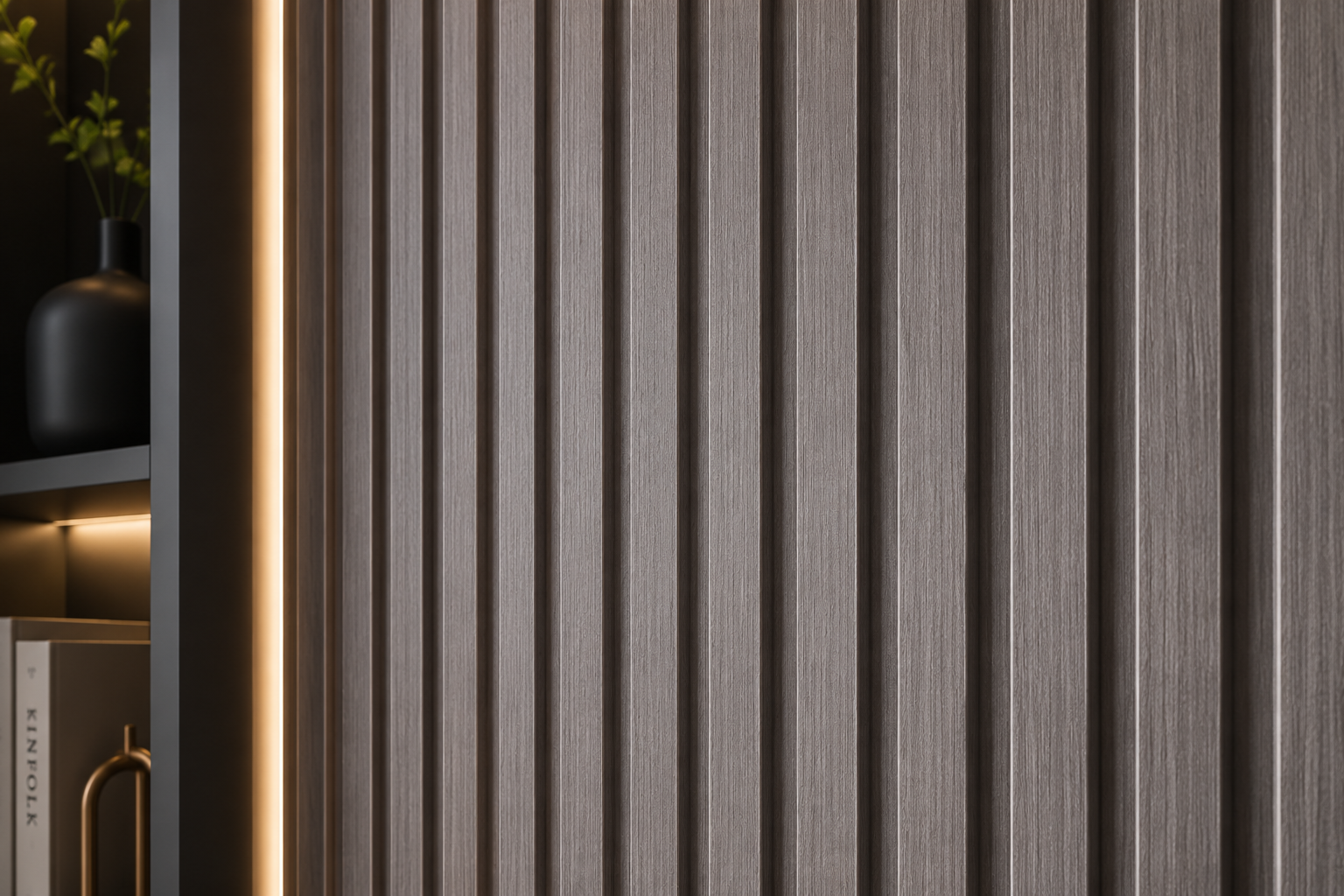Shadow Oak WPC Wall Panel product gallery image 1