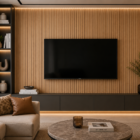 Golden Oak WPC Wall Panel
