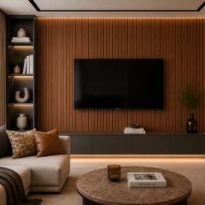 Mahogany Luxe WPC Wall Panel