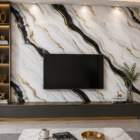 Obsidian Flow UV Marble Sheet