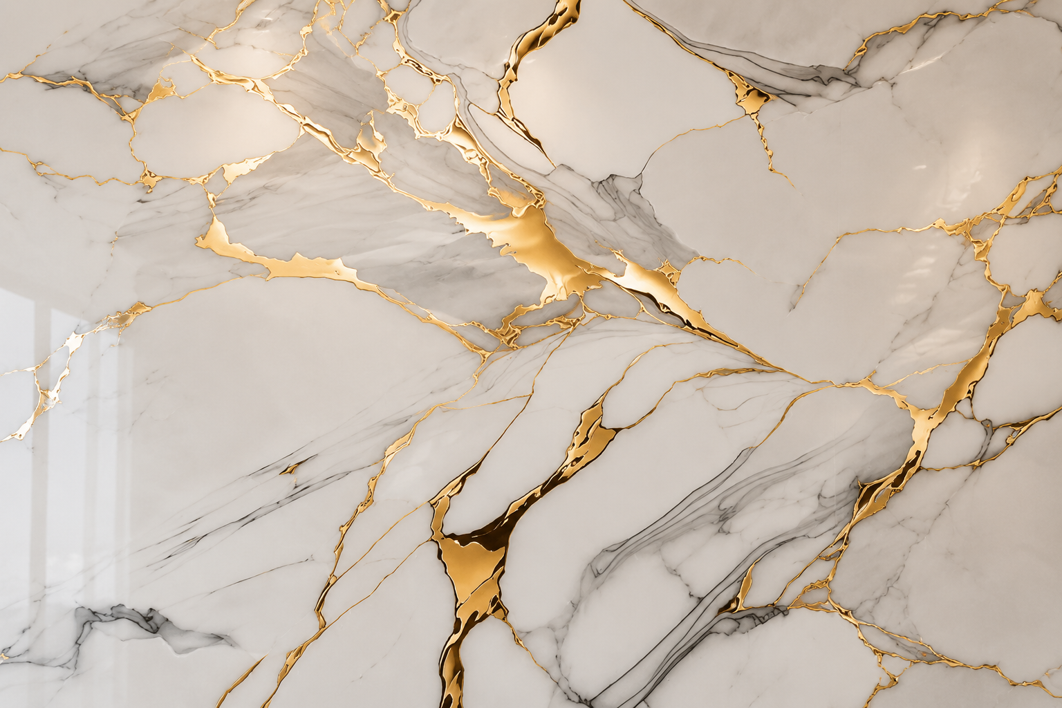 Ivory Luxe UV Marble Sheet product gallery image 1