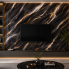Midnight Gold UV Marble Sheet