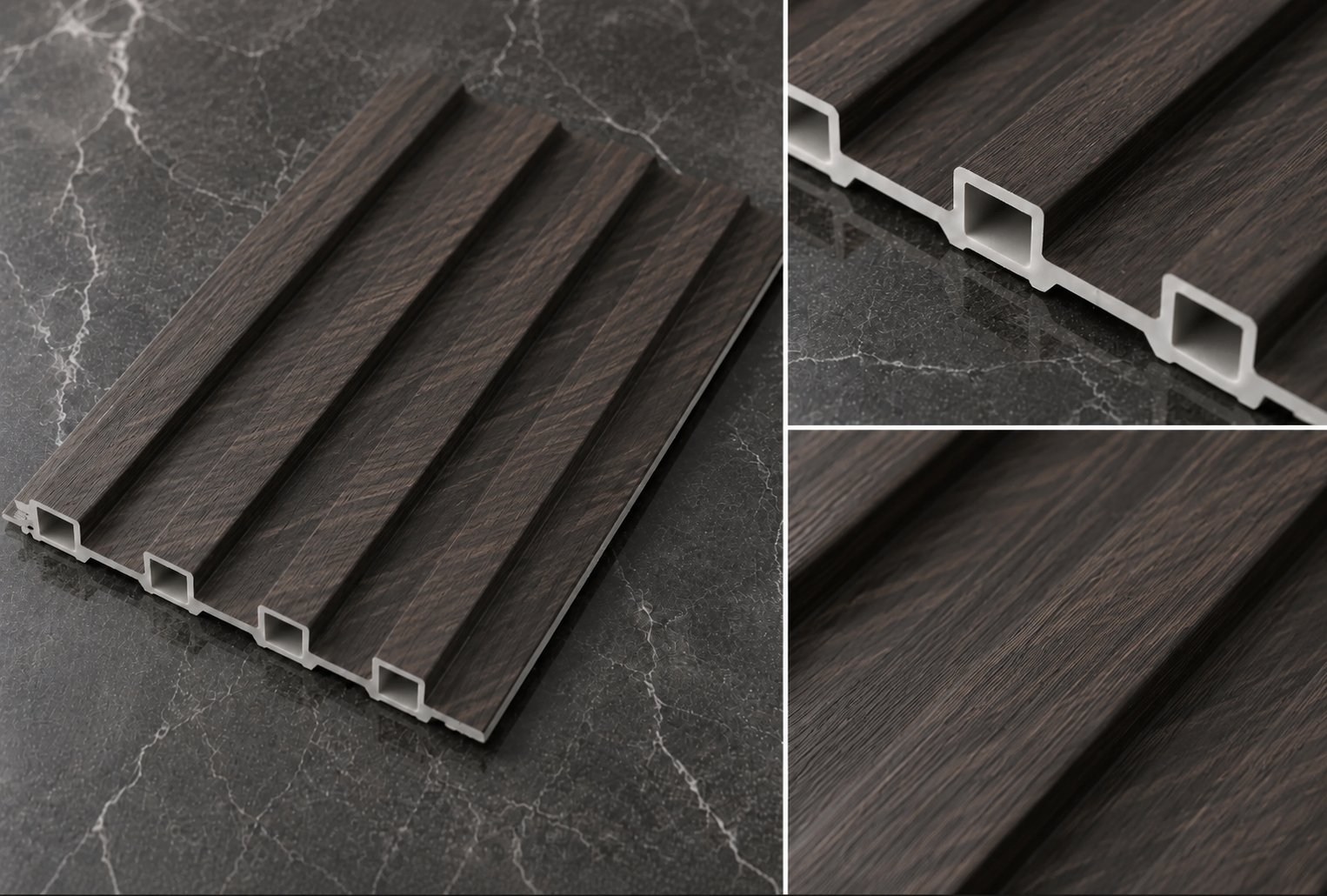 Espresso Line WPC Wall Panel product gallery image 1