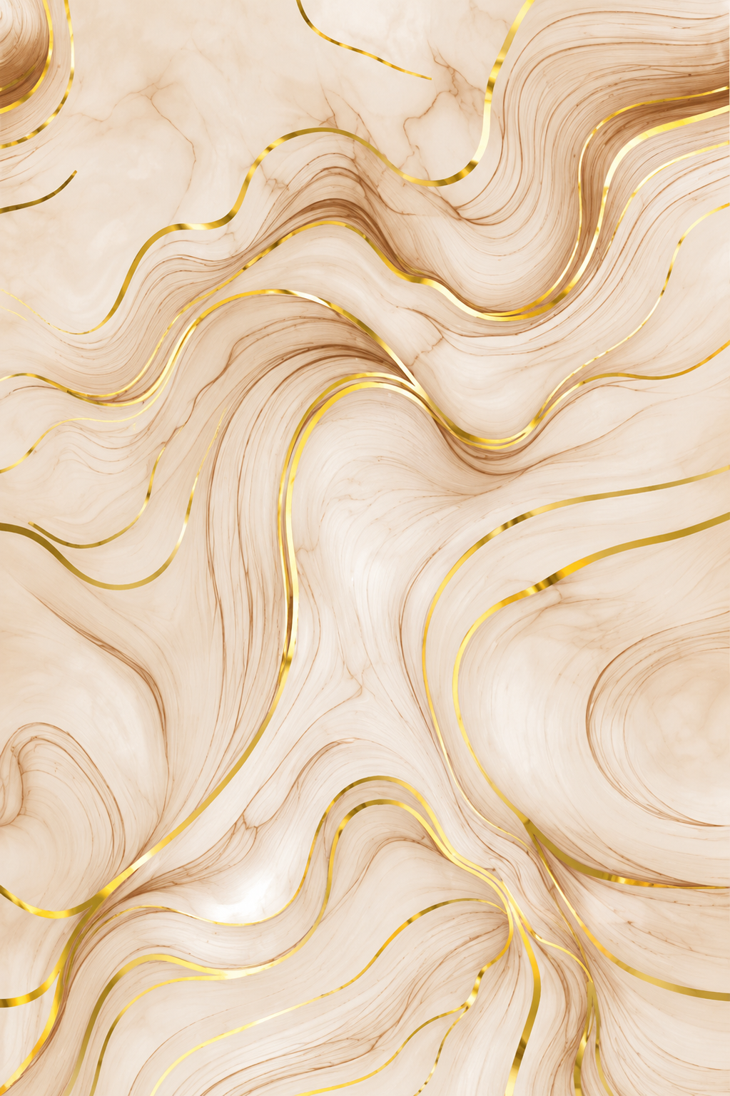 Champagne Flow Luxe Foil Wall Sticker product gallery image 2