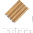 Golden Oak WPC Wall Panel product gallery image 2