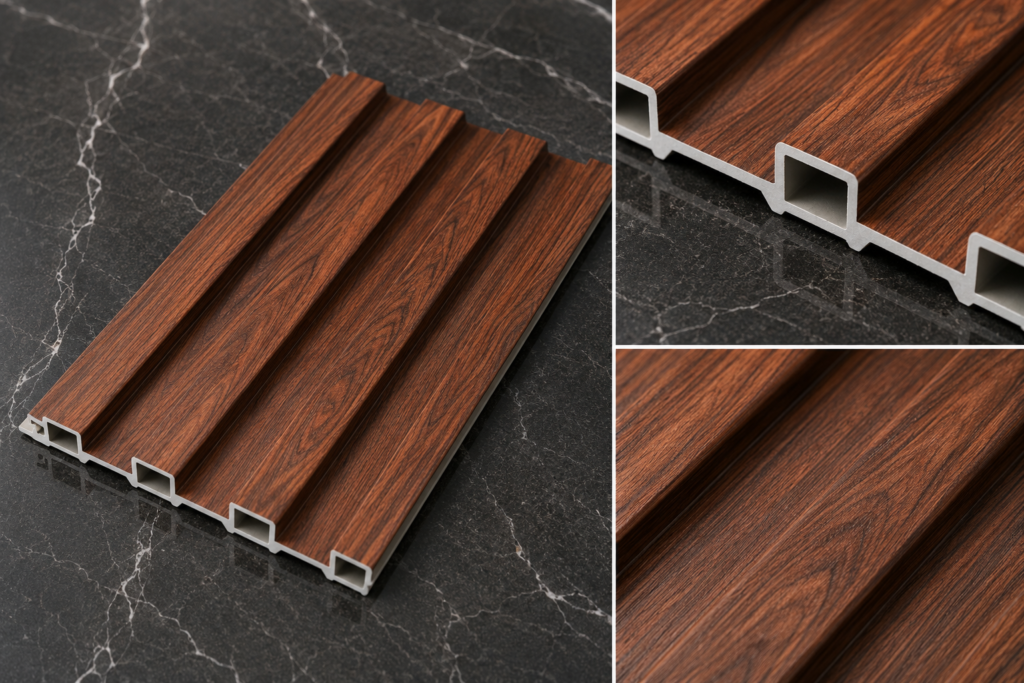 Heritage Walnut WPC Wall Panel product gallery image 1