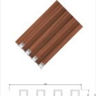 Mahogany Luxe WPC Wall Panel product gallery image 2