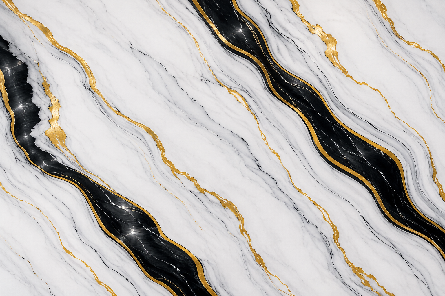 Obsidian Flow UV Marble Sheet product gallery image 1