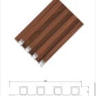 Royal Teak WPC Wall Panel product gallery image 2