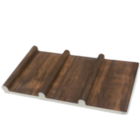 Coffee Brown Slat WPC Wall Panel