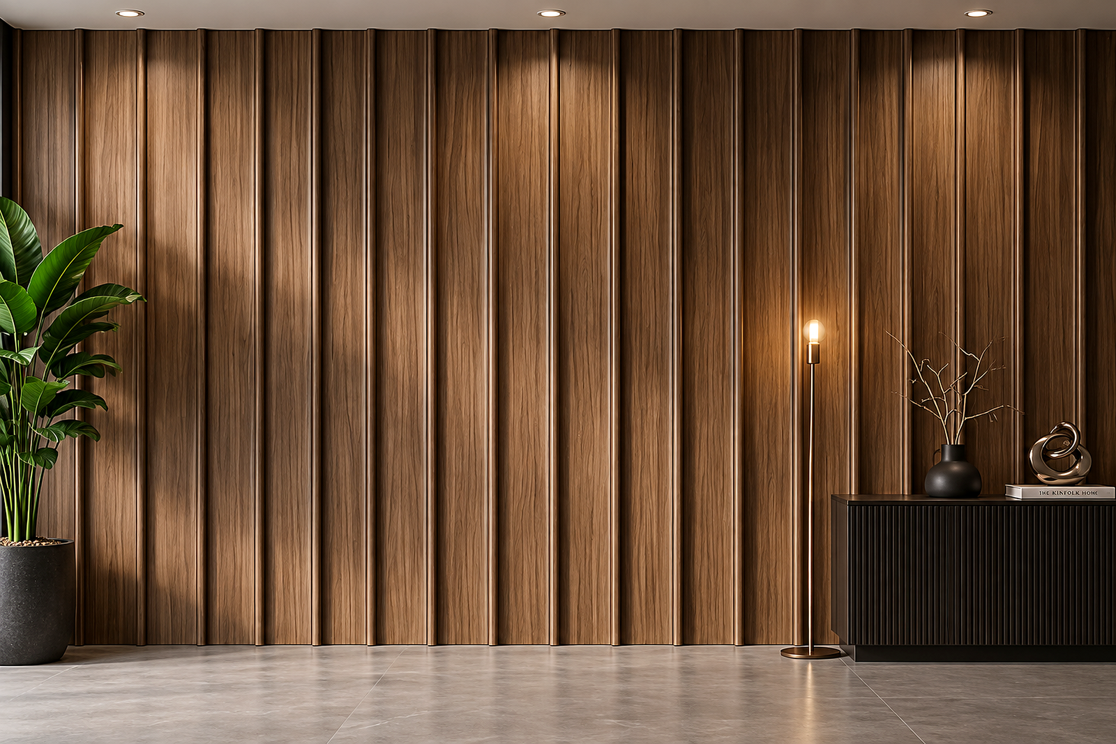 Espresso Walnut Slat WPC Wall Panel product gallery image 1
