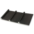 Matte Black Slat WPC Wall Panel