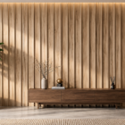 Natural Oak Slat WPC Wall Panel product gallery image 1